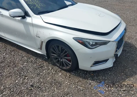 2017 Infiniti Q60 3.0T Red Sport 400 from USA, damaged, VIN JN1FV7EL1HM702200